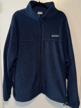 Columbia Navy Full-Zip Fleece Jacket